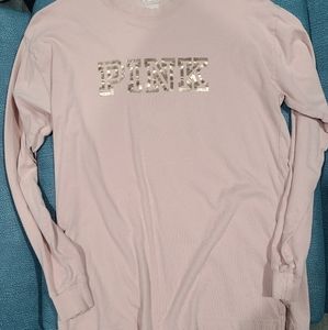 PINK long sleeve crew shirt